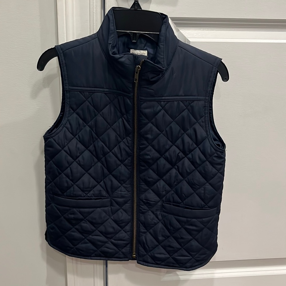 J Crew Boys' quilted Walker vest